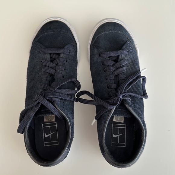 Nike LAB Limited Edition All Court 2 Low Navy Suede Sneaker - Picture 4 of 11